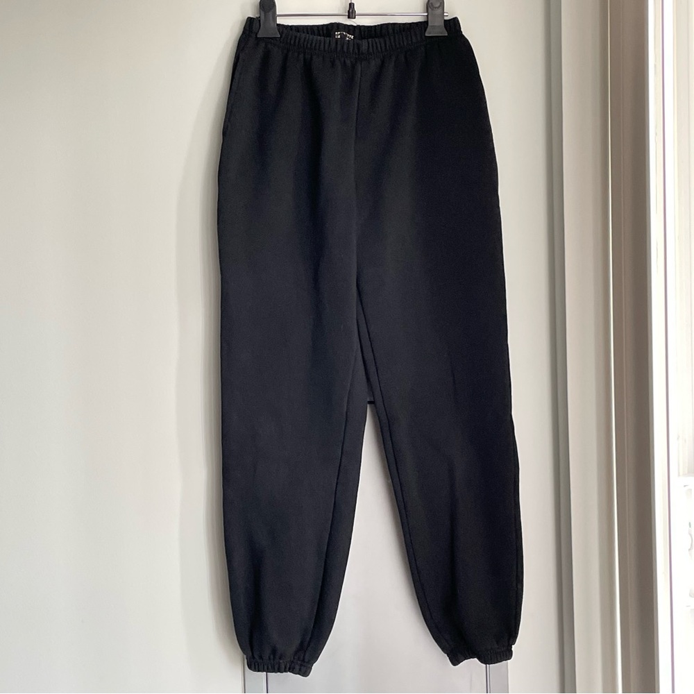 BRUNETTE THE LABEL Black Joggers